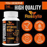 Suplemento liposomal de NAD de 1300 mg La más alta absorción