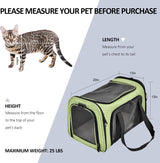 Transportín Grande Henkelion para Gatos y Perros hasta 25 lbs