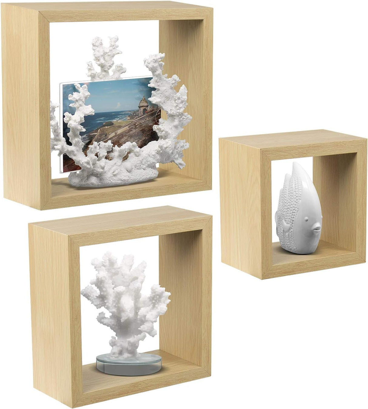 Estanterías flotantes Sorbus - Cubos decorativos para pared