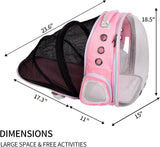 Mochila transportadora de burbujas expandible plegable