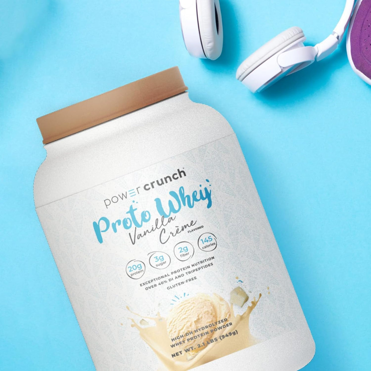 Power Crunch Proto Whey Proteína Vanilla Crème, 20g, 26 porciones
