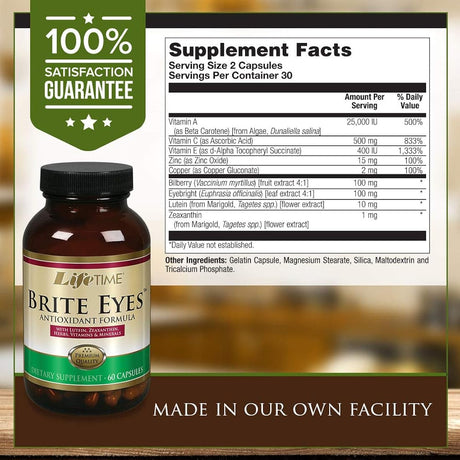Suplementos Alimenticios  Fórmula antioxidante de ojos