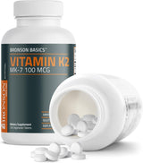 Suplemento de Vitamina K2 MK-7 Bronson, 100 MCG, 120 Tabletas