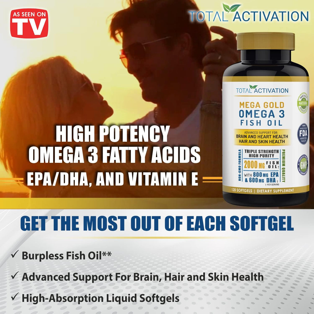 Aceite de Pescado Omega 3 Dr. Formula 2000 mg con Vitamina E