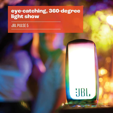 JBL Pulse 5 - Altavoz Bluetooth Portátil con Luces y Sonido Pro