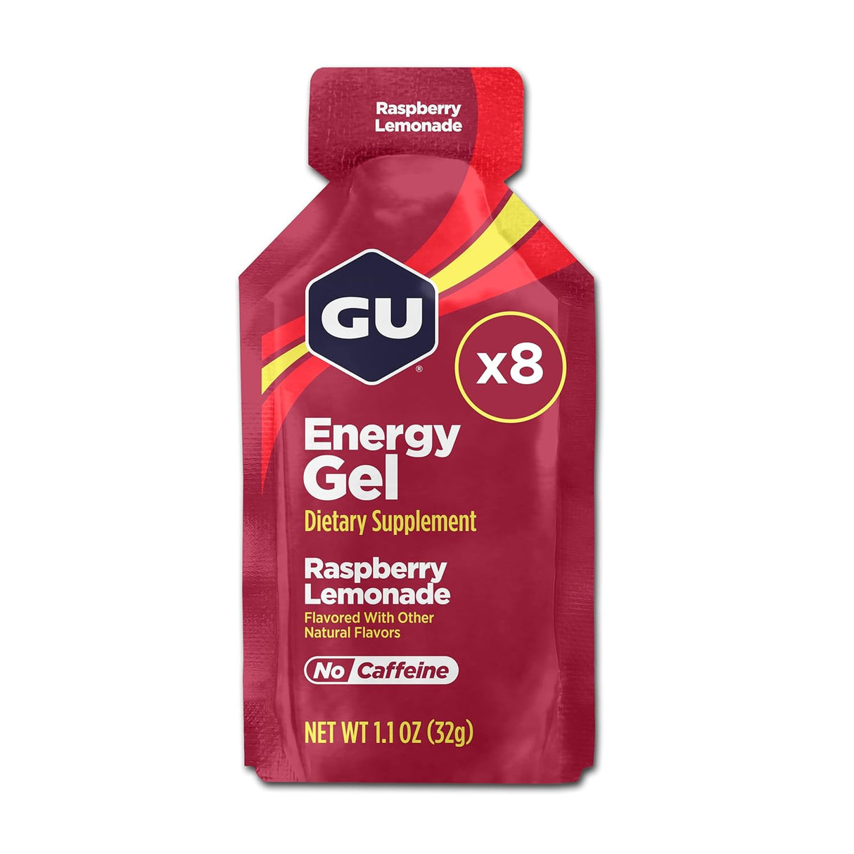 Gel de Energía GU Original, Vegano, Sin Gluten, 8 Uds