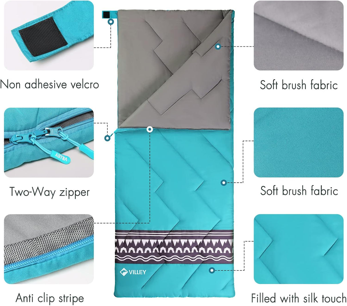 Bolsas de Dormir de dormir para camping para adultos y niños