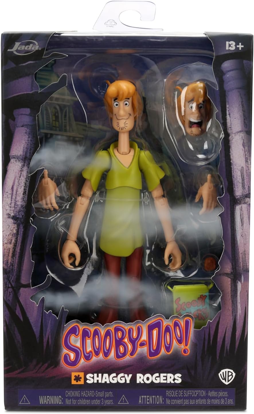 Figurina de acción Scooby-Doo Wave 1 Shaggy 6 articulada