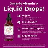 Suplemento Gotas líquidas orgánicas de vitamina A USDA