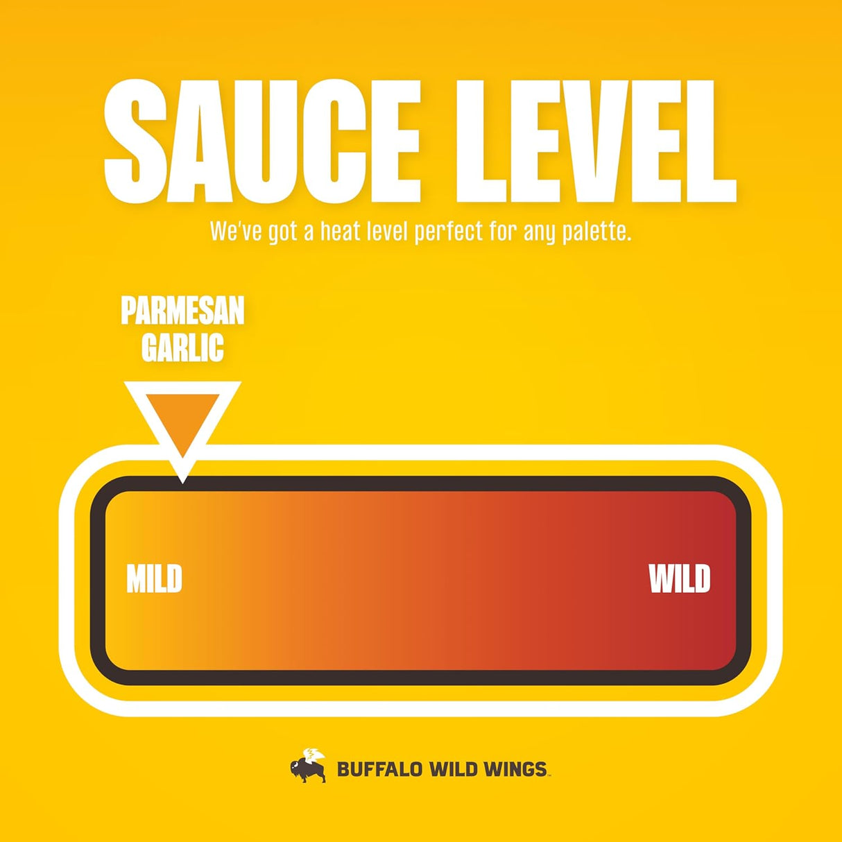 Salsa de Ajo Parmesano Buffalo Wild Wings, 12 fl oz, Sazonador