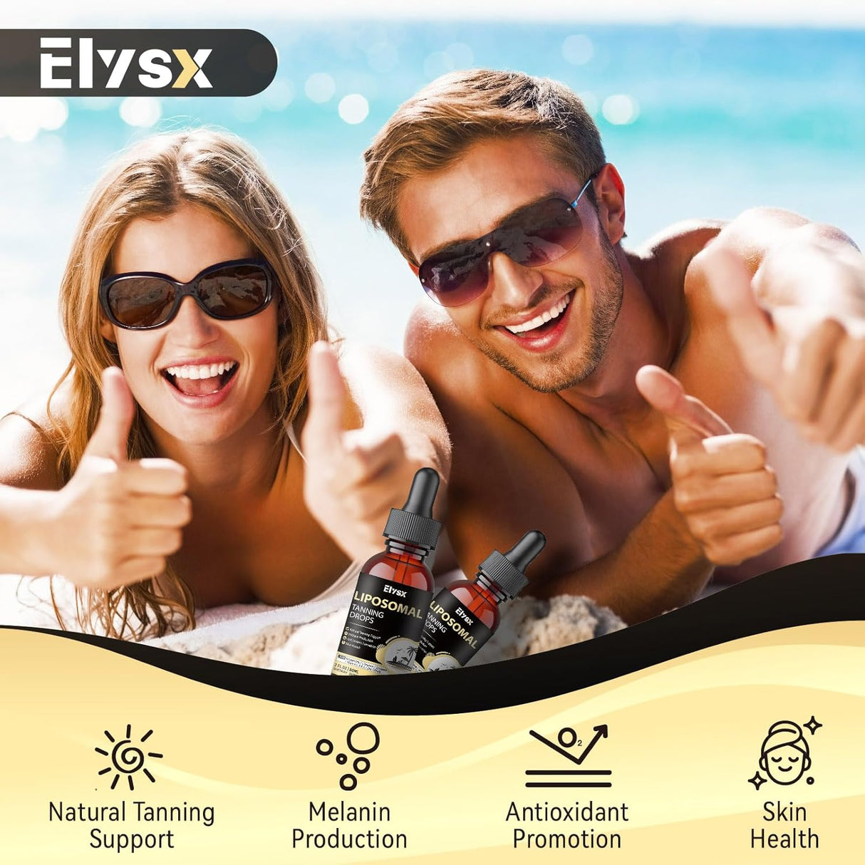 Liposomal Tanning Drops Drinkable Astaxanthin 24mg