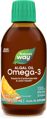 Suplemento Omega-3 vegetal NutraVege extra fuerza, salud ocular, corazón y cerebro, 6.8 oz