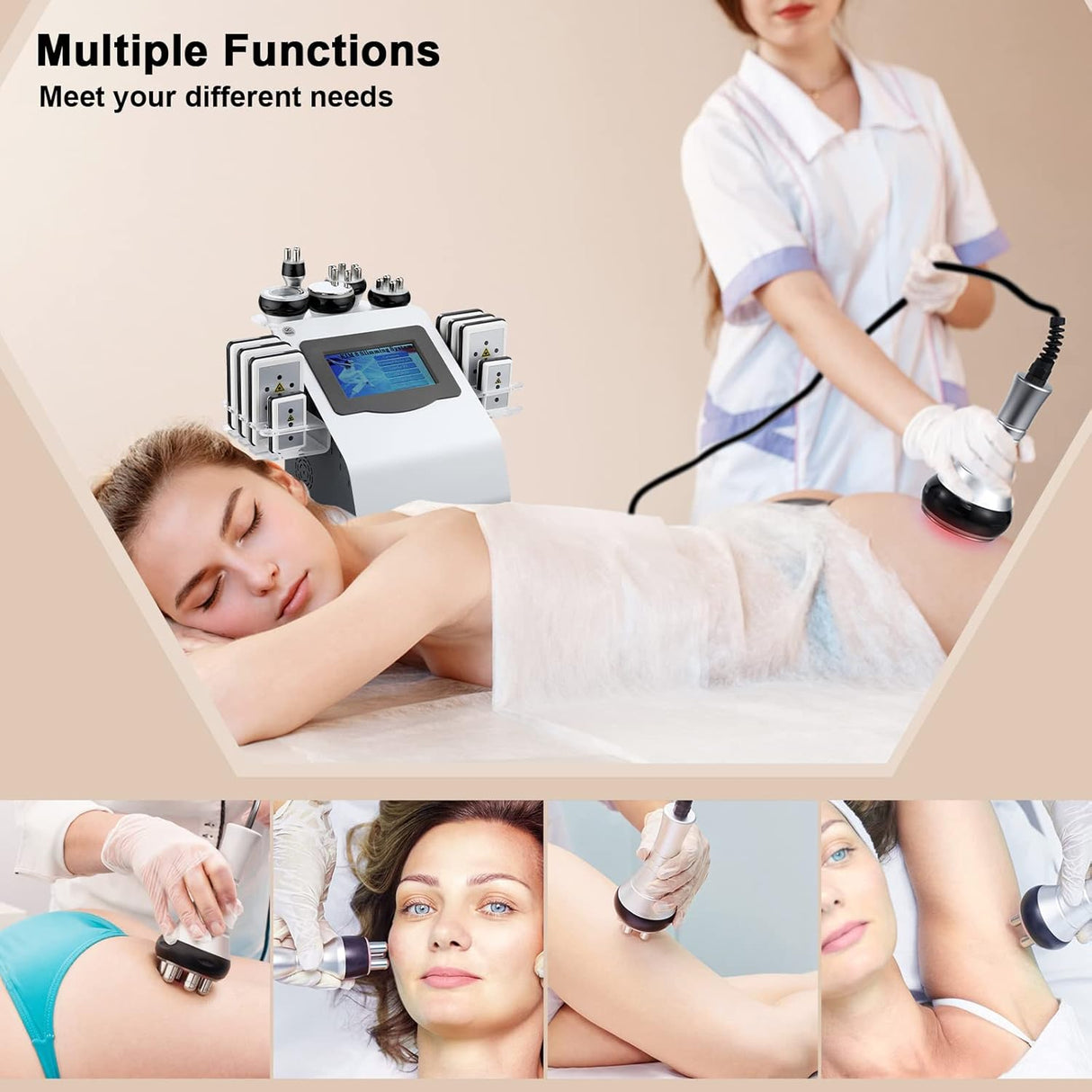 Máquina de Cuidado de Piel para Celulitis Glúteos 110V
