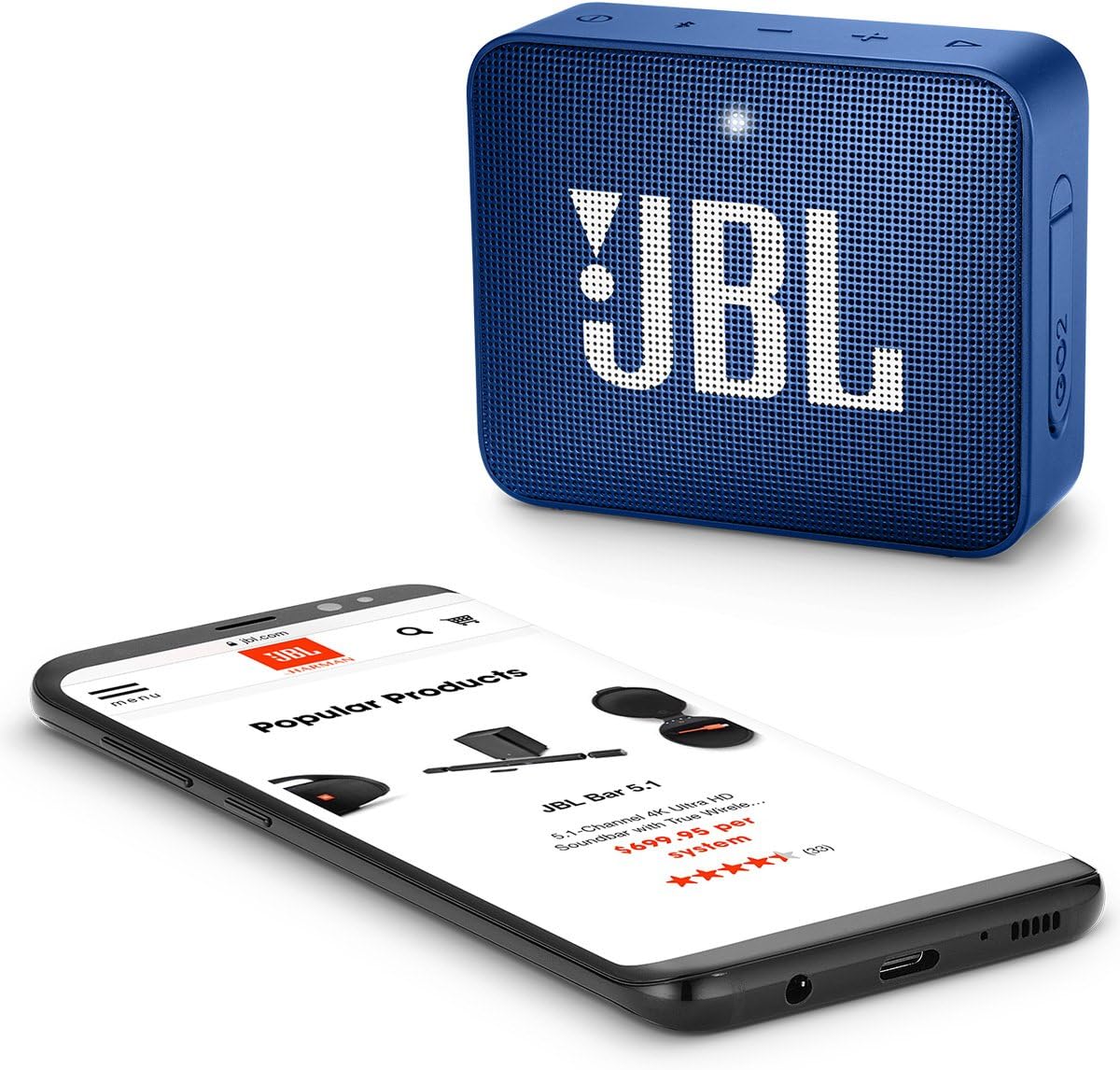 Altavoz Bluetooth Portátil JBL GO2 - Impermeable y Compacto