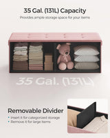 Banco de almacenamiento plegable, reposapiés, modelo ULSF077R11