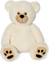 Teddy Bear con Huellas LotFancy - Peluche Regalo para Niños