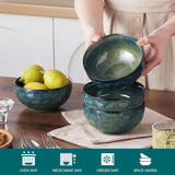 Cuencos para sopa vancasso, cerámica, set de 4, 24 oz, seguros