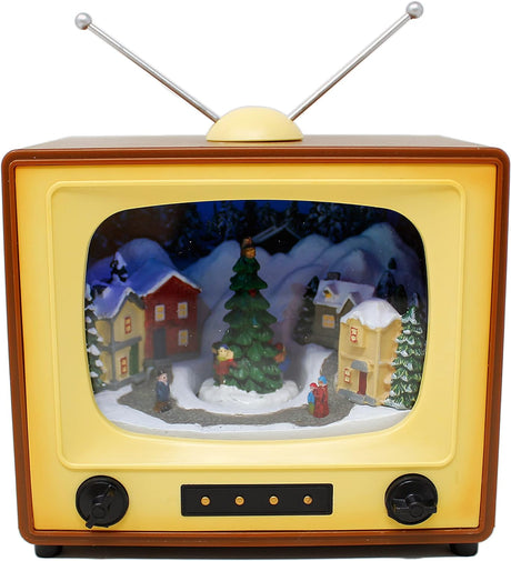 Televisor Retro Animado con Música Navideña, Moments in Time 6