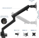 Soporte de Monitor VIVO, Brazo Articulado, hasta 32, STAND-V101BB