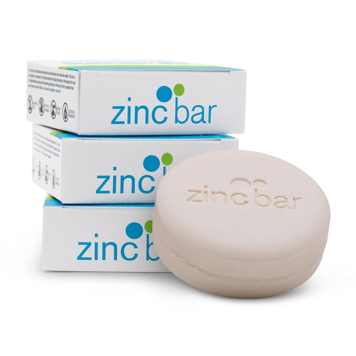 Barra de champú de zinc piritiona para la caspa DermaHarmony
