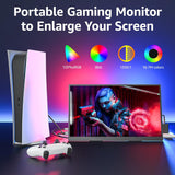 Monitor portátil 18.5 1080P 100Hz USB-C HDMI VESA para juegos