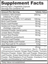 Suplemento de limpieza renal y desintoxicación renal