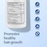 BosleyMD Suplementos saludables para el crecimiento del cabello con bloqueadores DHT para mujeres y hombres para un cabello más grueso, más lleno y más fuerte, suministro de 1 a 2 meses
