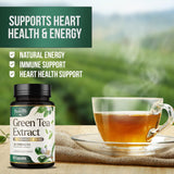 Suplemento Píldoras de extracto de té verde de 1000 mg