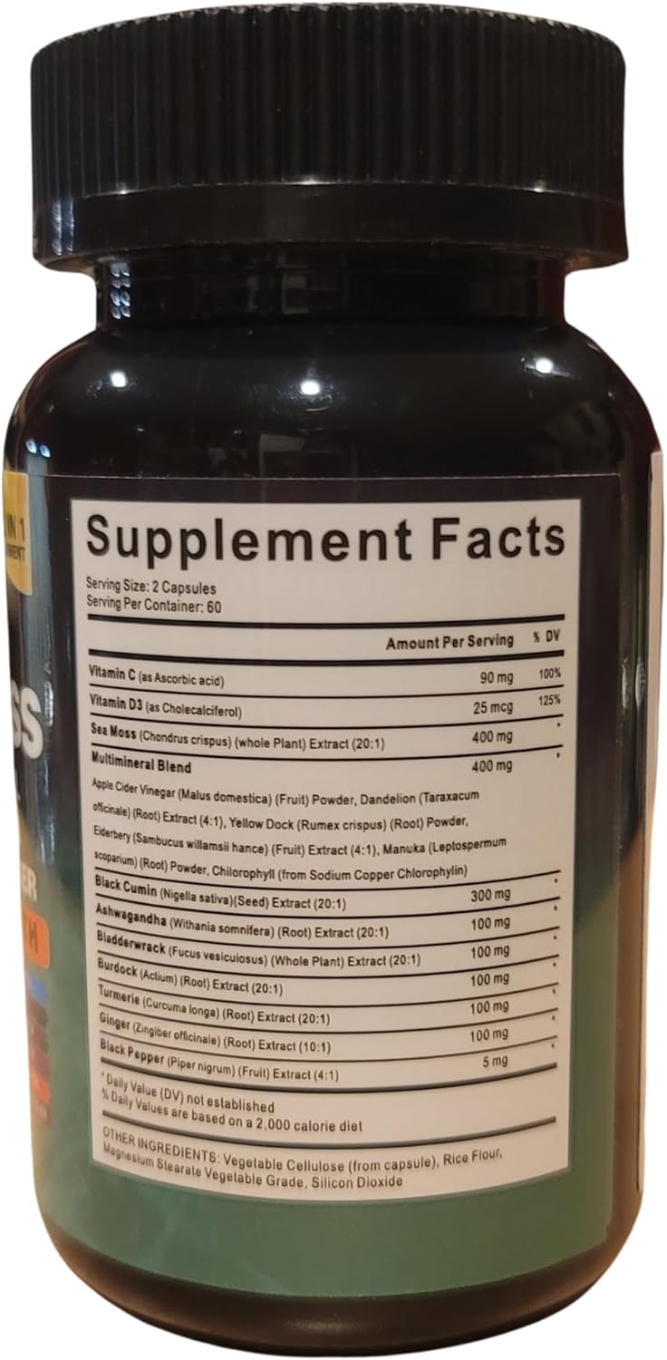 Suplemento Natural Vegano Halal con Vitaminas y Hierbas Mix