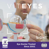 Viteyes Adulto 50+ para la vista, Luteína, Omega-3, 90 Cápsulas