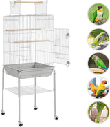Jaula de metal para pájaros Yaheetech