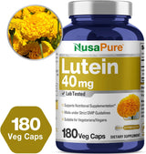 NusasPure Luteín 40mg 180 Cápsulas Veganas No GMO