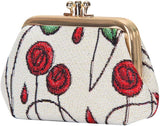 Bolso doble de mano Signare con estampado de flores