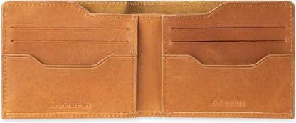 Billetera Bifold Minimalista RFID de Piel Calvin Klein con Slots