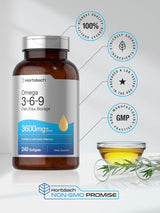 Horbäach Omega 3-6-9 240 Cápsulas Aceites Naturales