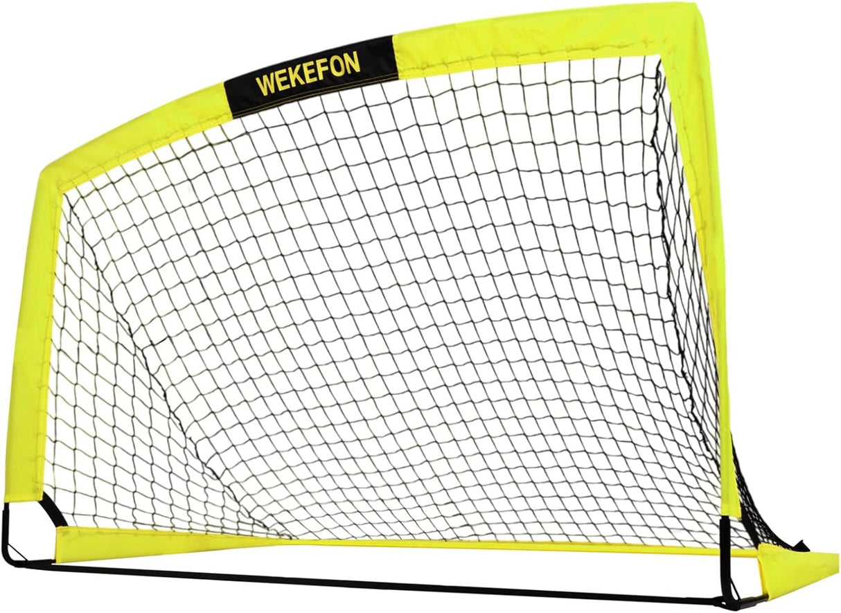 WEKEFON Red de fútbol portátil con bolsa de transporte