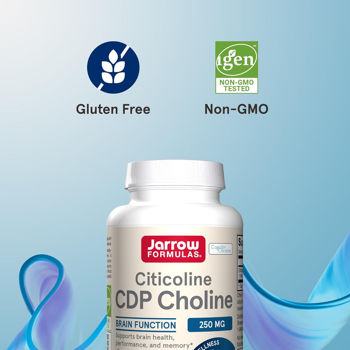 Suplemento de CDP Colina Jarrow Formulas, memoria, 60 cápsulas