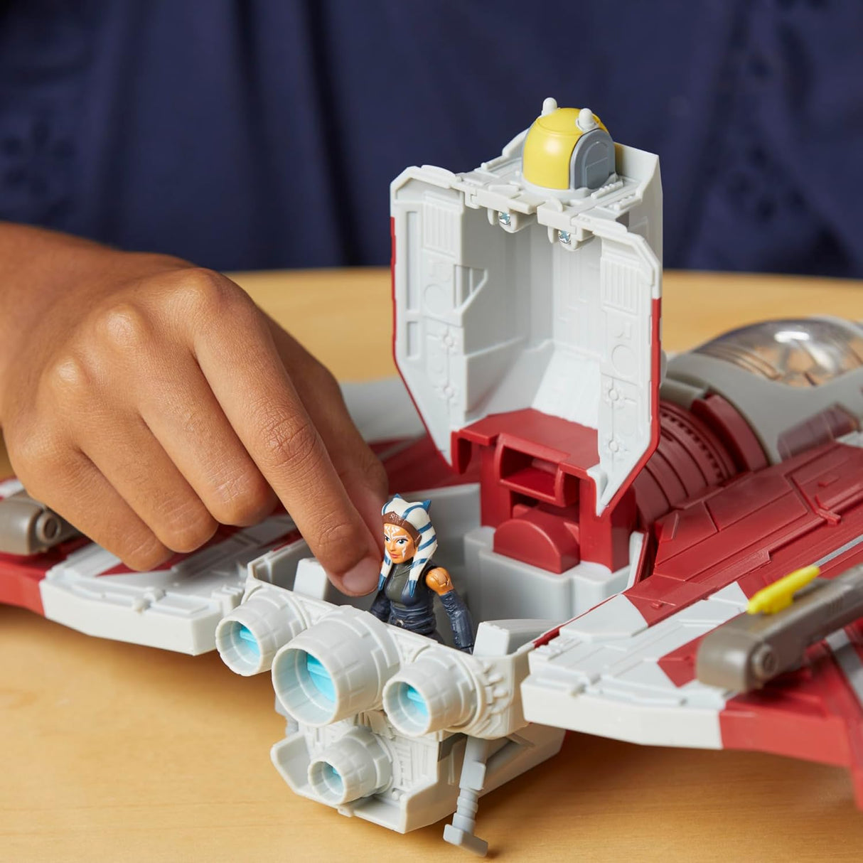Nave Jedi T-6, Star Wars, figura Ahsoka, juguete 4 años
