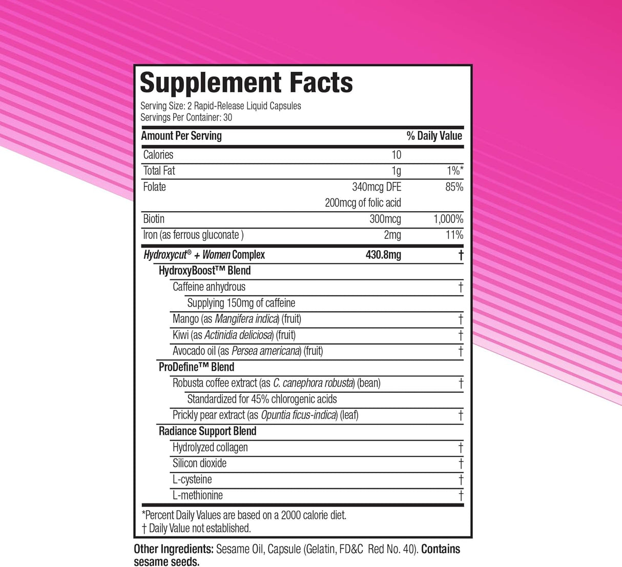 Suplementos Alimenticios de Pérdida de peso potente