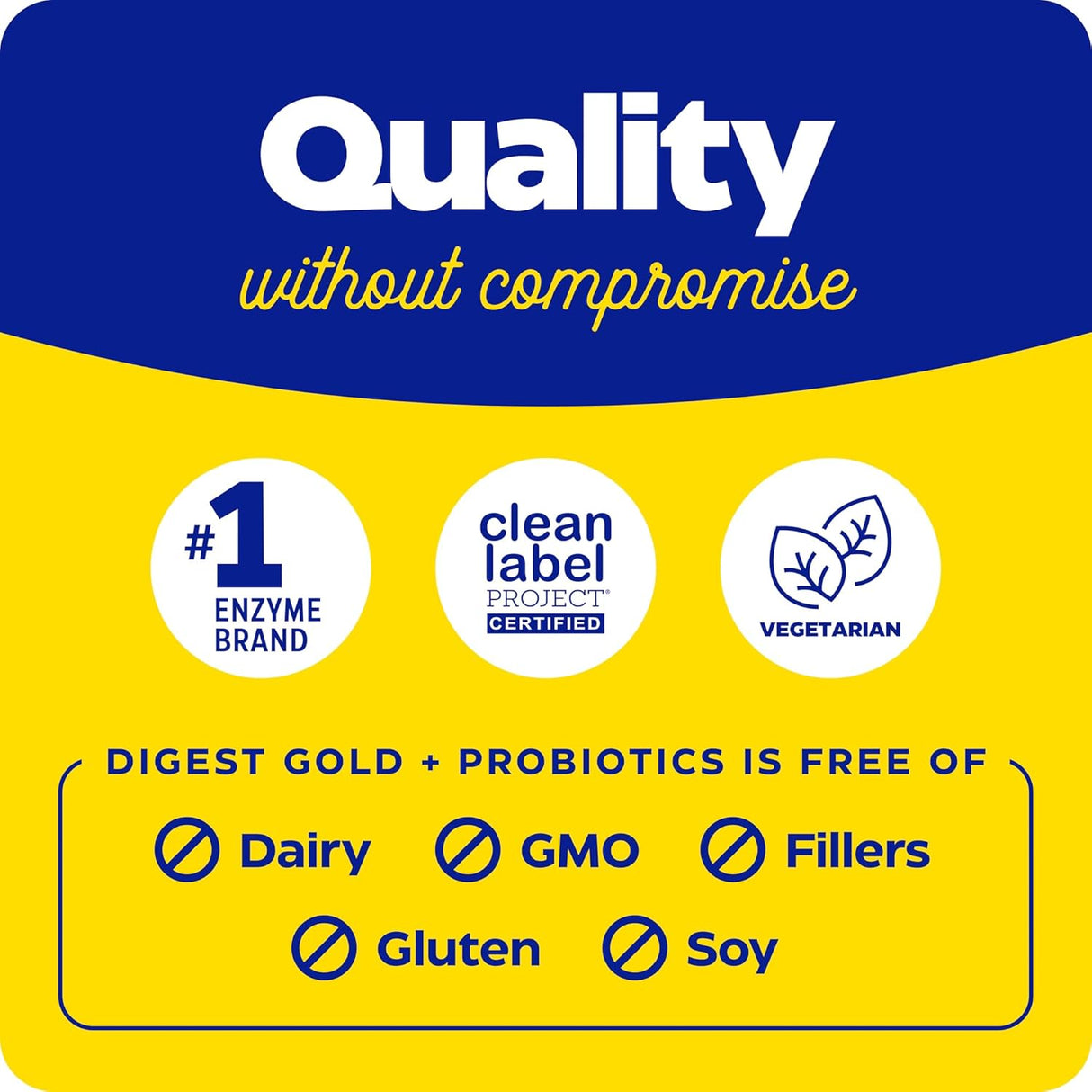Suplemento Enzymedica Digerir  de oro y probióticos