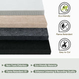 Paneles Acústicos TroyStudio, Absorbentes, 16x12, Pack de 6