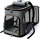 Mochila transportadora para gatos expandible para gatos