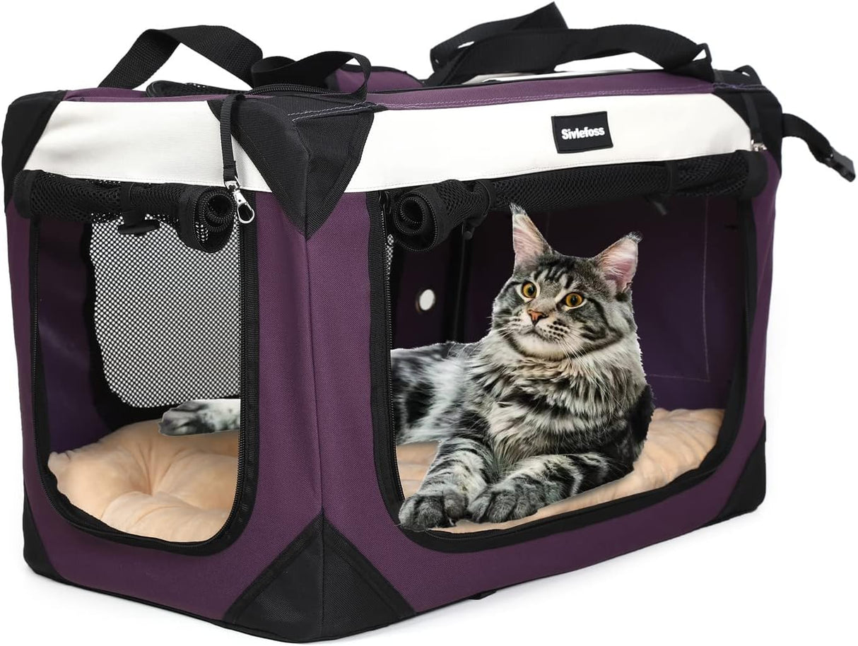 Transportín para mascotas, marca desconocida, suave y plegable, 24x16x16in