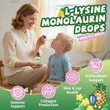 L-Lysina Monolaurina Líquido Suplemento 1000mg, Inmuno 2FL OZ