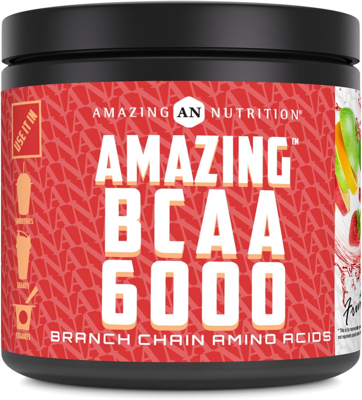 Amazing Nutrition BCAA 6000 | 6g por porción | 30 porciones en polvo
