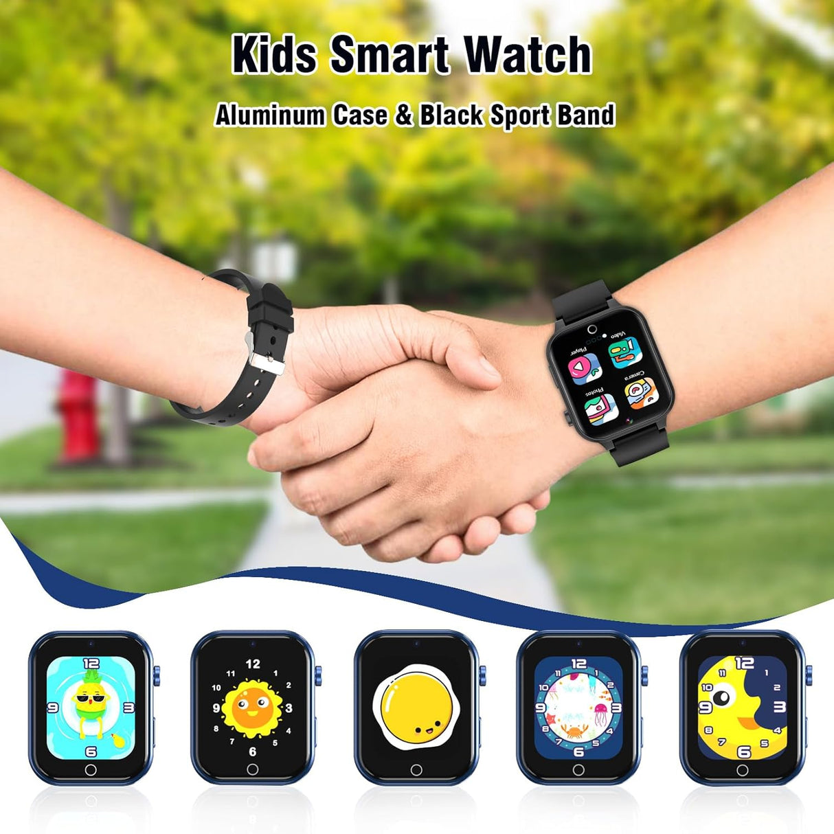 Reloj Inteligente para Niños Goodatech, 26 Juegos, Cámara HD