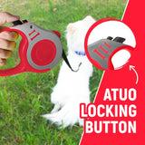 Correa Retráctil Automática con Accesorios para Perros