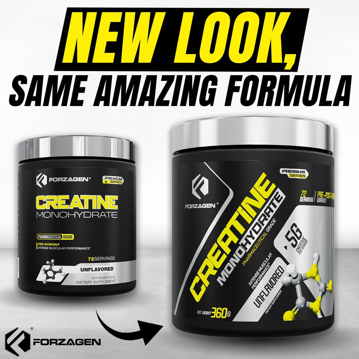 Forzagen Creatina Monohidratada Micronizada 72 Servings