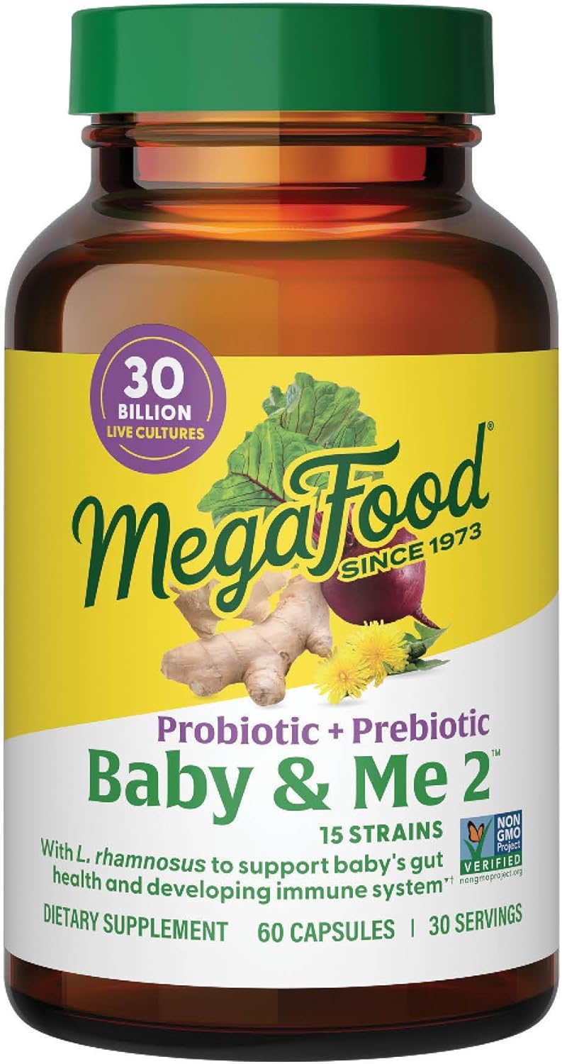 MegaFood Baby & Me 2 Probióticos Prenatal 60 Cápsulas