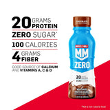 Suplemento Zero Protein Shake, chocolate  12 pack 0.03 onzas